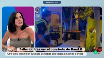 Bea de Vicente, sobre el hombre agredido en el concierto de Karol G que ha muerto: "Ha sido producto del infortunio"
