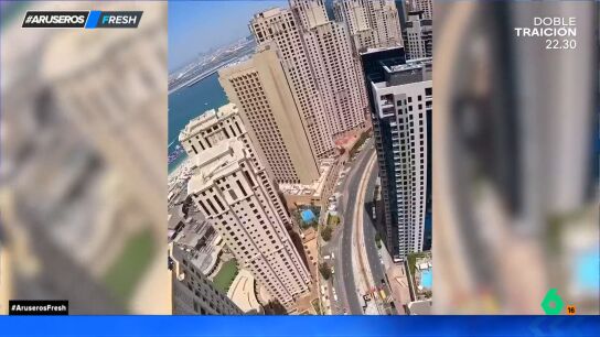 Estas son las incre&iacute;bles vistas que tiene la tirolina urbana m&aacute;s larga del mundo en Dub&aacute;i 