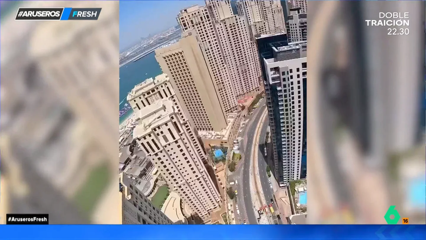 Estas son las increíbles vistas que tiene la tirolina urbana más larga del mundo en Dubái Estas son las increíbles vistas que tiene la tirolina urbana más larga del mundo en Dubái