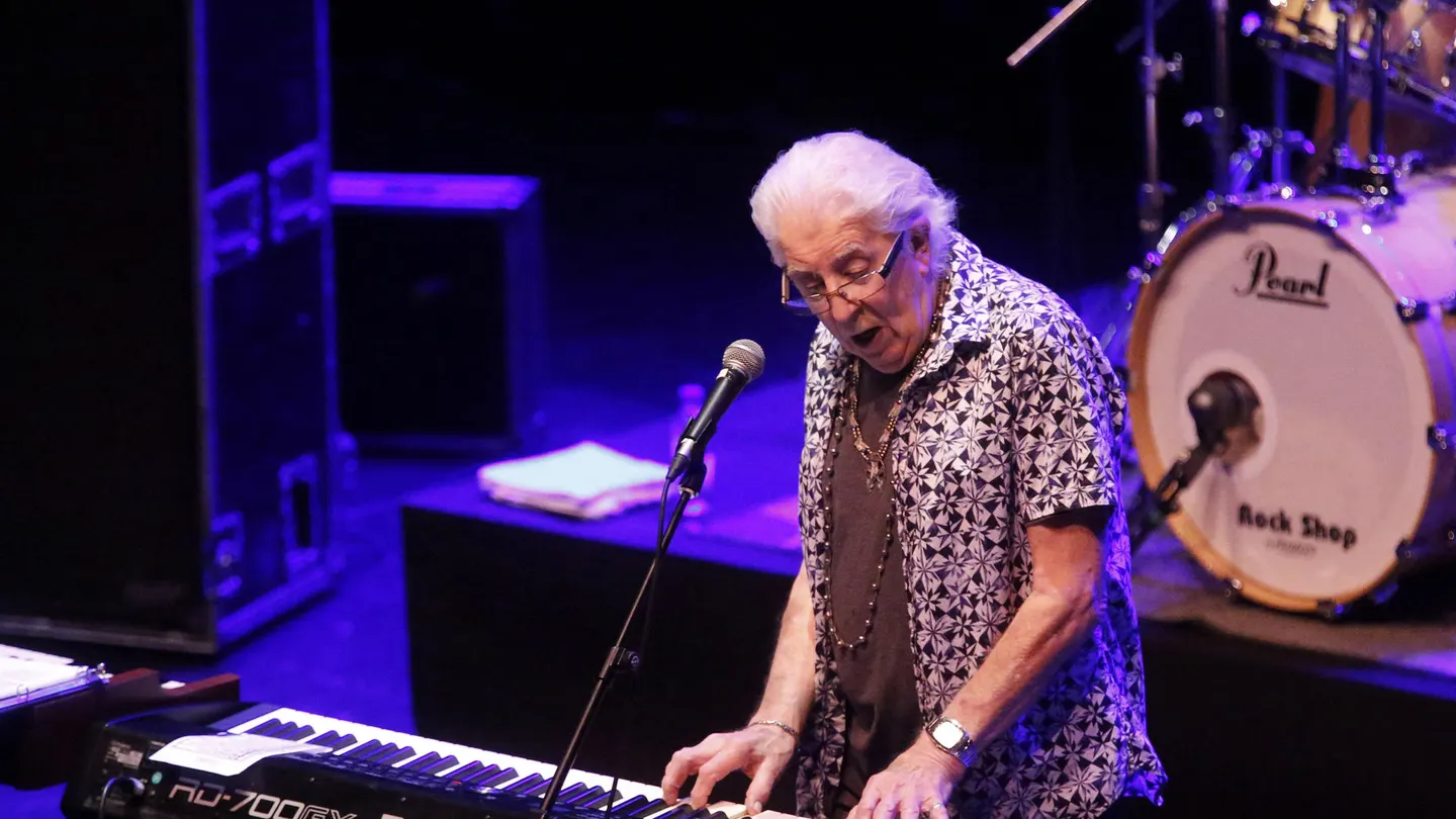 Imagen del músico británico John Mayall. Imagen del músico británico John Mayall.