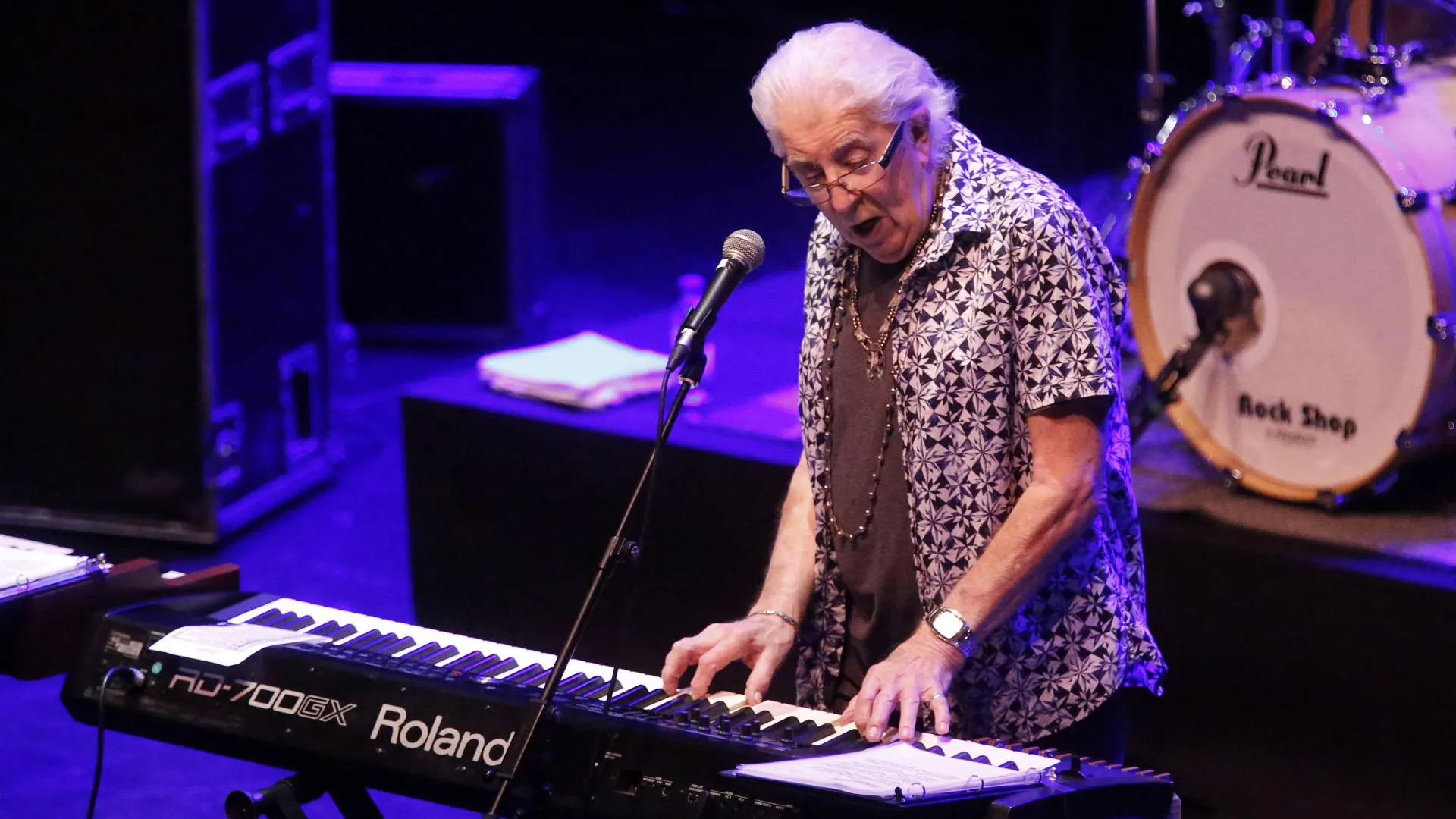 Imagen del músico británico John Mayall.