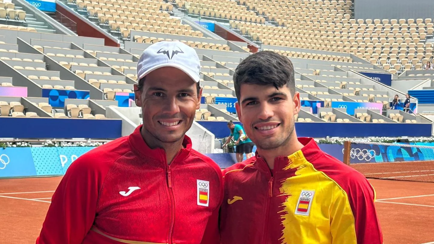Rafa Nadal y Carlos Alcaraz de Nadal Rafa Nadal y Carlos Alcaraz de Nadal