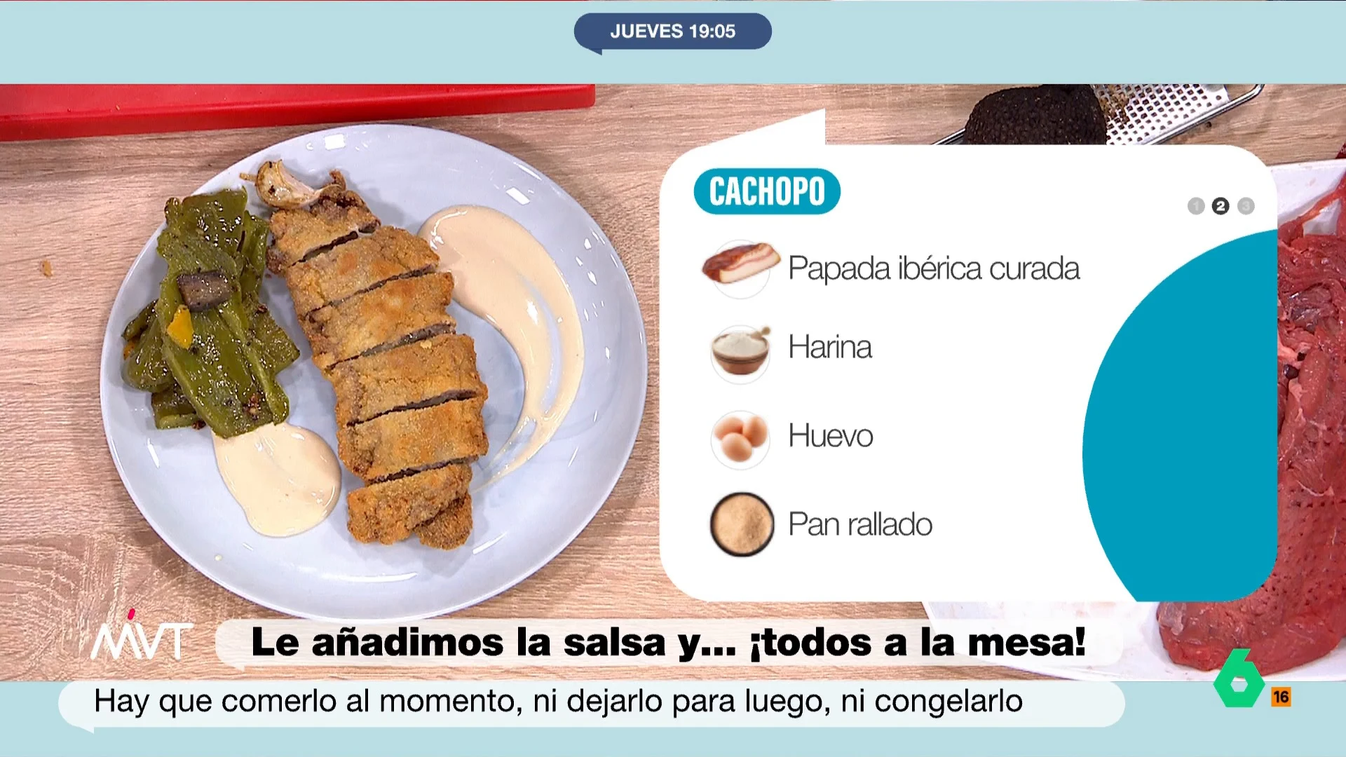 Carlos Maldonado cocina cachopo