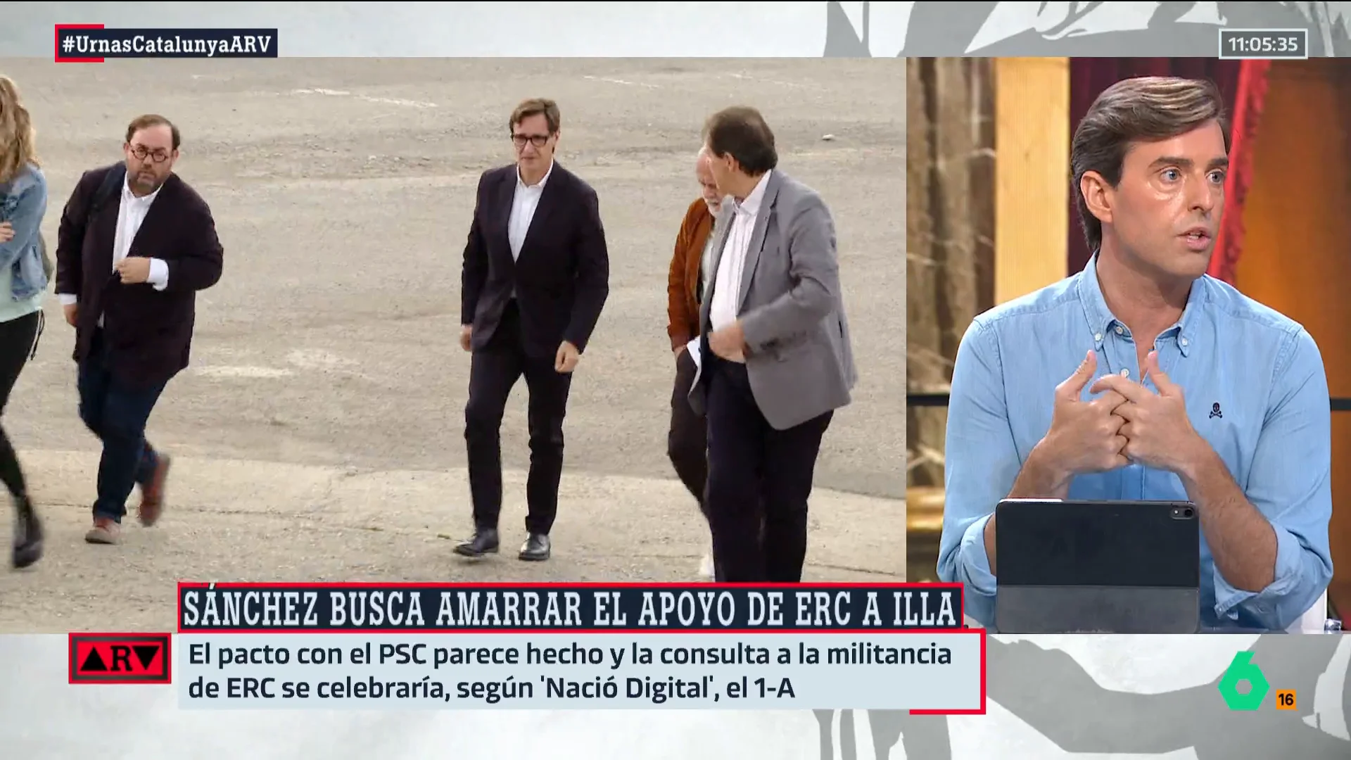 Pablo Montesinos habla sobre Illa