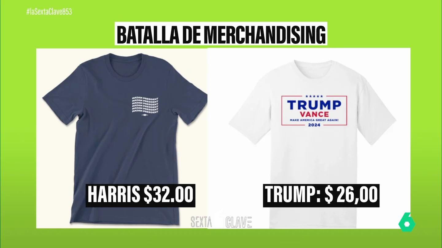El merchandising también es campaña: los productos que venden Trump y Kamala Harris para atraer votantes El merchandising también es campaña: los productos que venden Trump y Kamala Harris para atraer votantes