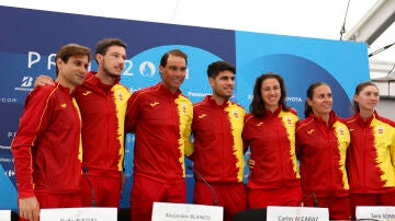 El equipo de tenis español en los JJOO de París