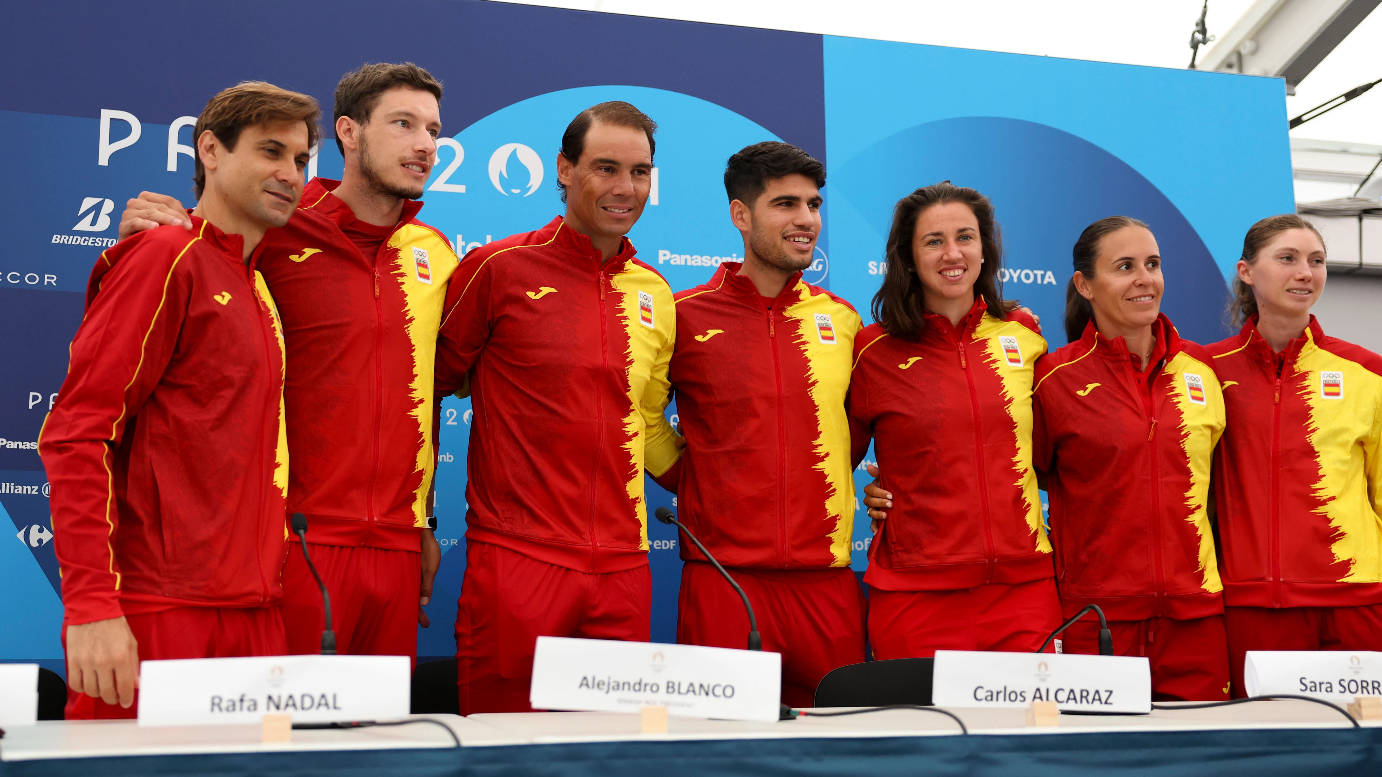 El equipo de tenis español en los JJOO de París