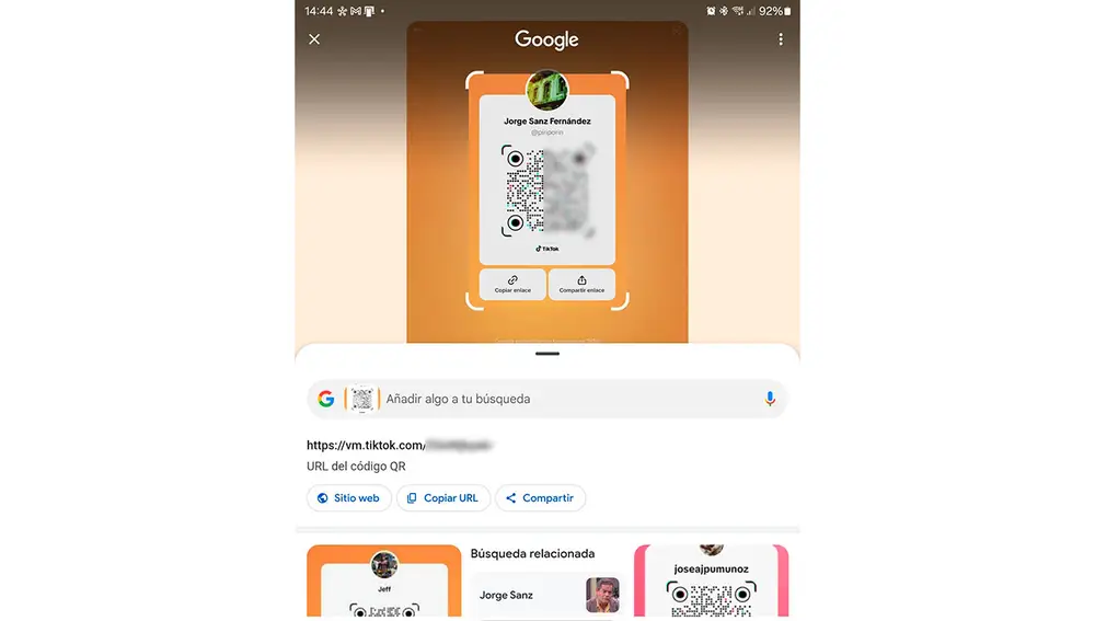 Escaneando un QR Escaneando un QR