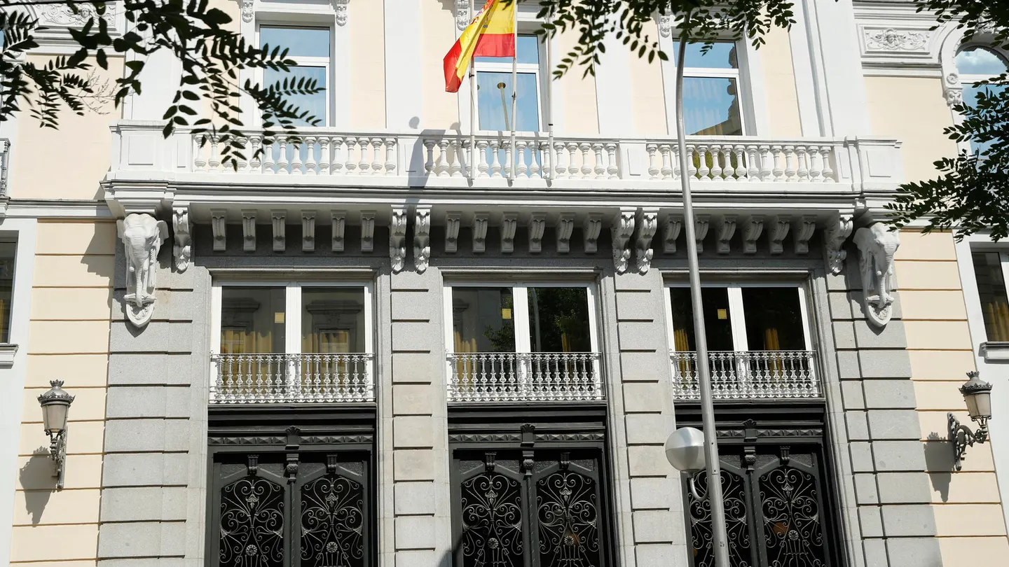 Fachada del edificio sede del Consejo General del Poder Judicial (CGPJ). Fachada del edificio sede del Consejo General del Poder Judicial (CGPJ).