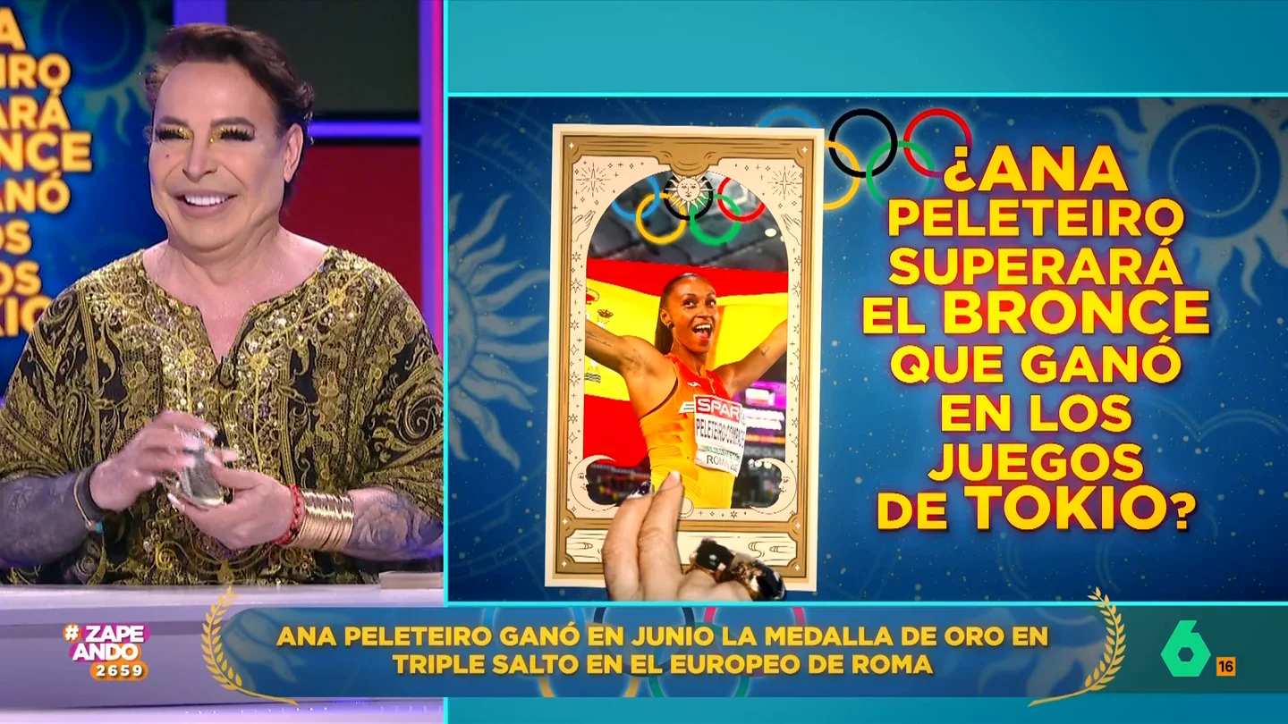 El Maestro Joao usa el tarot para saber si Ana Peleteiro superará en los JJOO de París el bronce de Tokio La atleta española ya consiguió una medalla en los últimos Juego Olímpicos por ello los zapeadores quieren saber si en estos JJOO correrá la misma suerte e, incluso, terminará superando su logro.