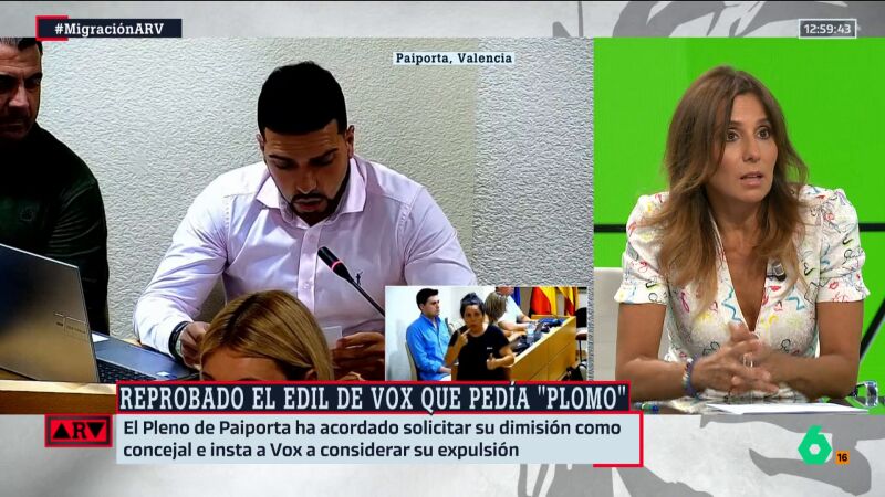 ARV- Carmen Morodo, muy dura con el edil de Vox en Paiporta: "Además de xenófobo es cobarde"