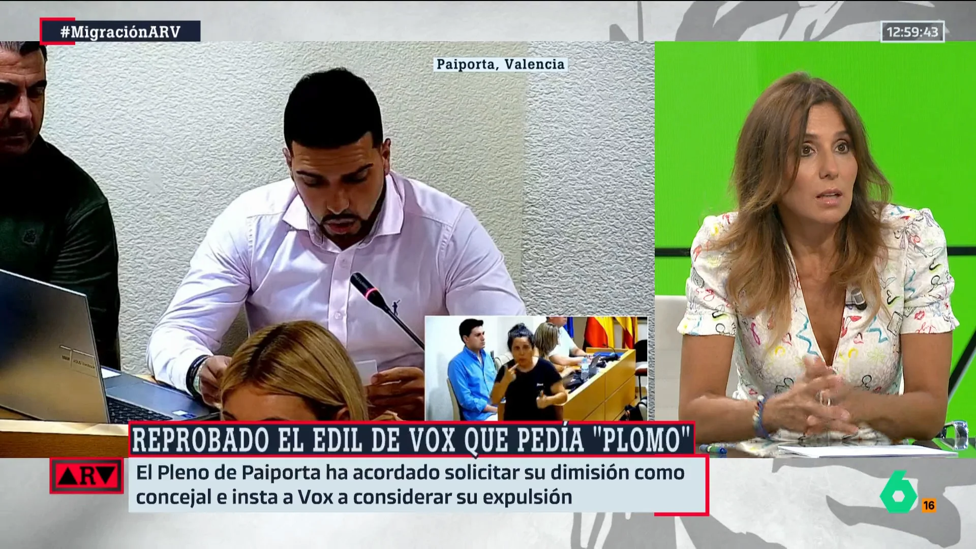 ARV- Carmen Morodo, muy dura con el edil de Vox en Paiporta: "Además de xenófobo es cobarde"