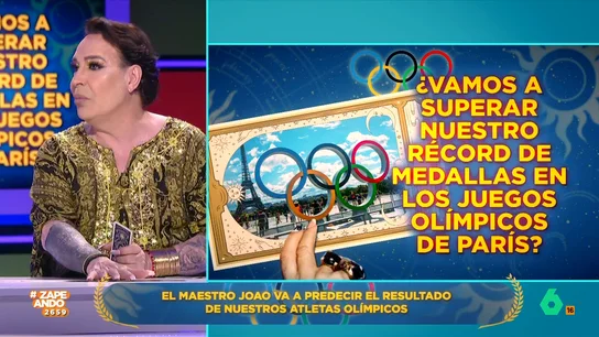 ¿Superaremos nuestro récord de medallas en los JJOO? Así es la predicción del Maestro Joao Con el inicio de una de las citas deportivas más importantes del año, el Maestro Joao visita Zapeando para hacer una predicción de los resultados que tendrá nuestro país en los Juegos Olímpicos.