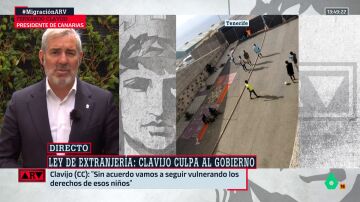 Fernando Clavijo habla en Al Rojo Vivo sobre la ley de extranjería