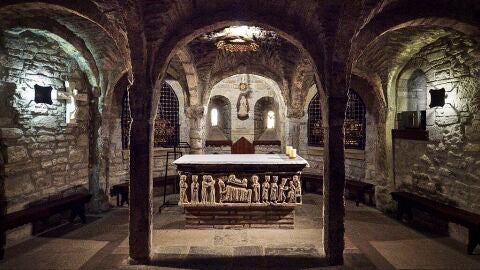 Interior de la Catedral de Roda, en Huesca