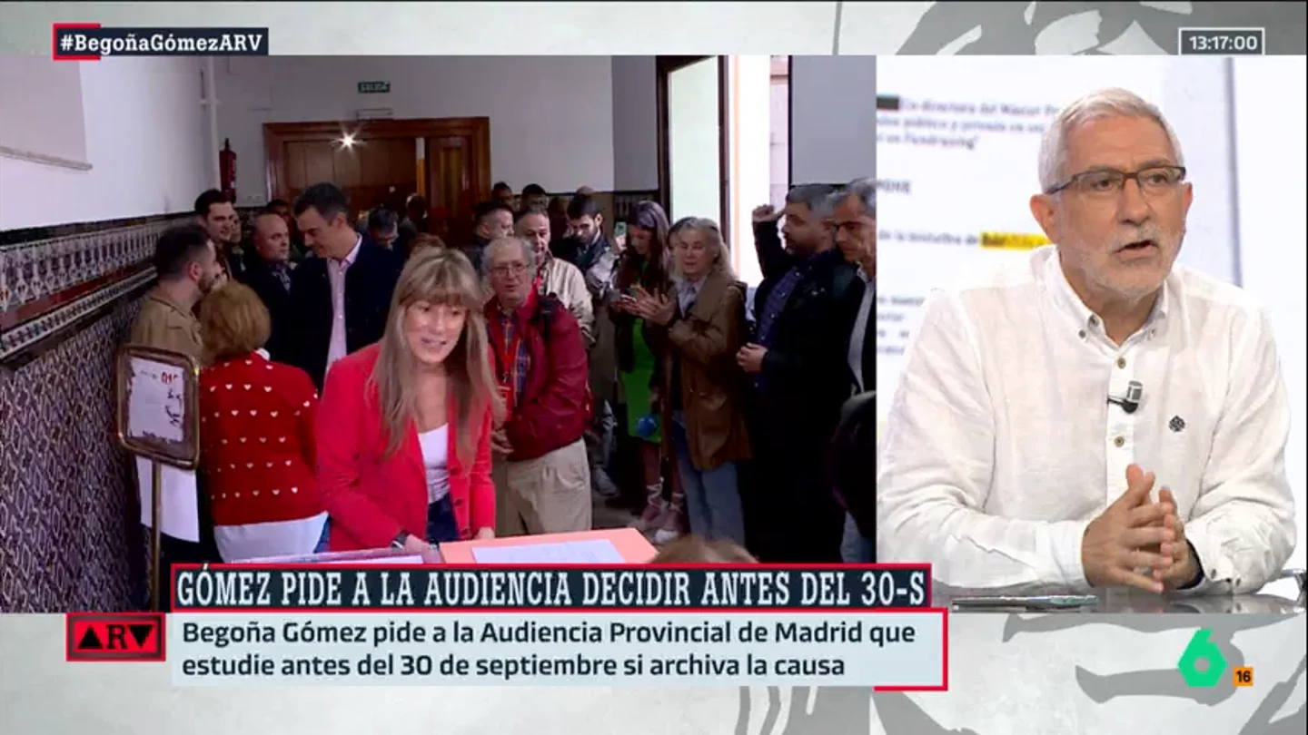 ARV- Llamazares analiza la investigación a Begoña Gómez: "Estamos ante un linchamiento político" ARV- Llamazares analiza la investigación a Begoña Gómez: "Estamos ante un linchamiento político"