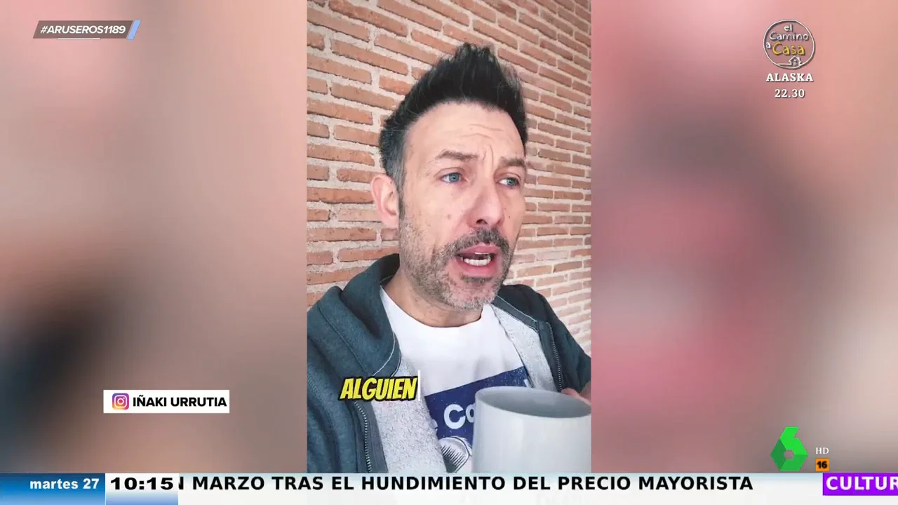 Iñaki Urrutia, a las personas que te hacen esperar a que se hagan una foto para pasar: "Tienes cinco segundos"