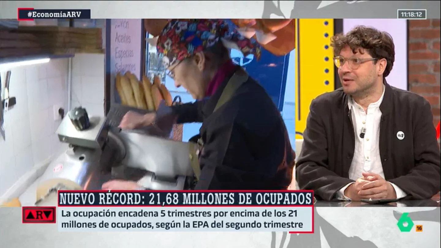 ARV- La reflexión de Fernando Berlín tras los datos del paro: "Ahora hace falta controlar los precios" ARV- La reflexión de Fernando Berlín tras los datos del paro: "Ahora hace falta controlar los precios"