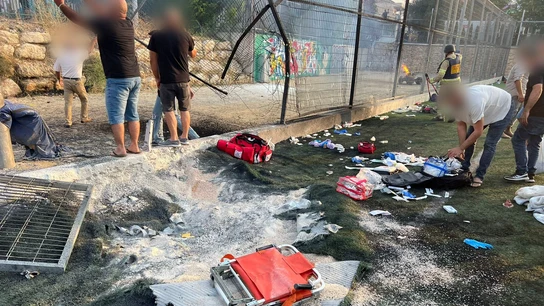 El momento en el que proyectil impacta en el Alto del Golán, dejando nueve muertos, la mayoría niños y adolescentes El momento en el que proyectil impacta en el Alto del Golán, dejando nueve muertos, la mayoría niños y adolescentes