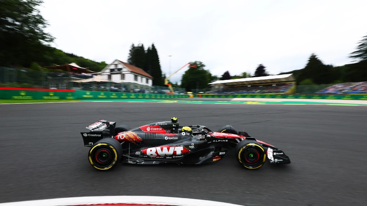 Gasly, en Bélgica