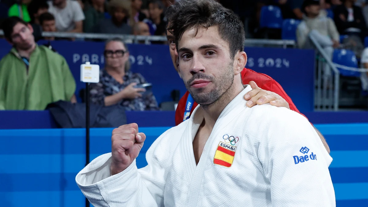 Fran Garrigos, tras ganar un combate