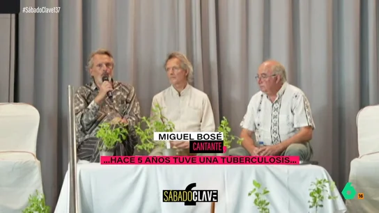 Miguel Bosé en la cumbre negacionista Miguel Bosé en la cumbre negacionista