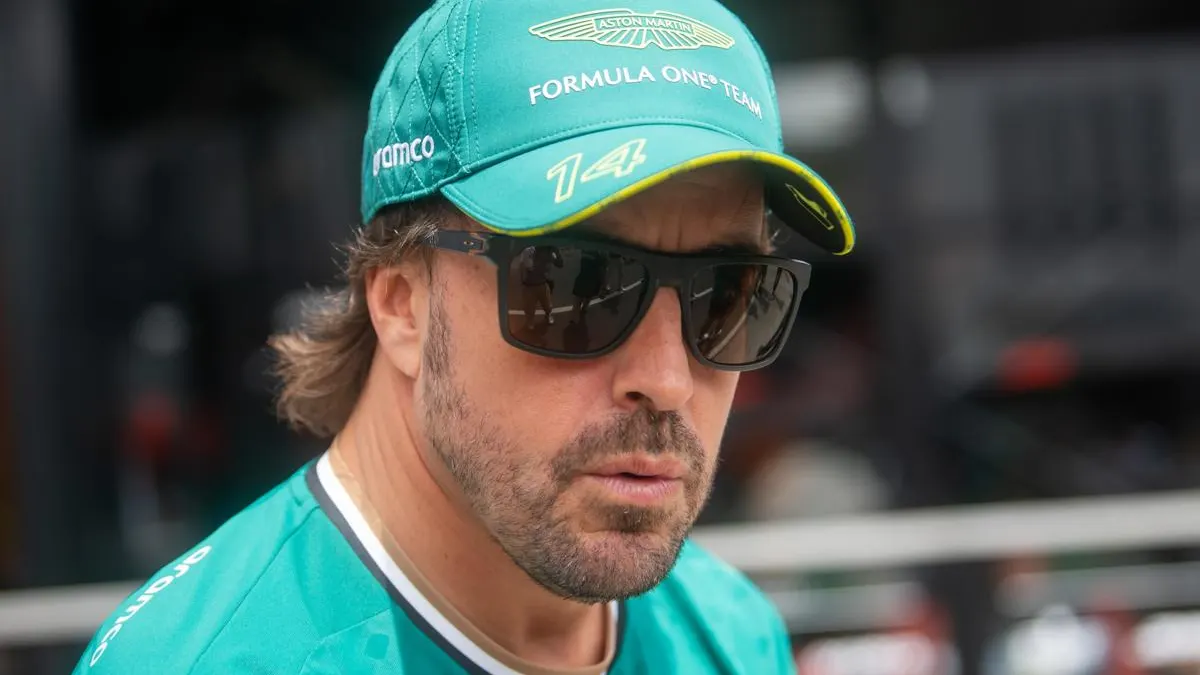 Fernando Alonso, piloto de Aston Martin Fernando Alonso, piloto de Aston Martin