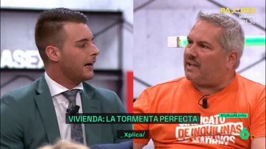 Tenso debate entre Ram&oacute;n Bult&oacute; (sindicato de Inquilinos) y un agente inmobiliario