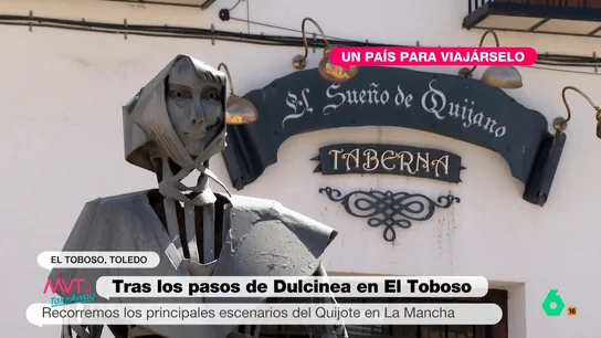 Tras los pasos de Dulcinea: Luis Calero visita El Toboso Tras los pasos de Dulcinea: Luis Calero visita El Toboso