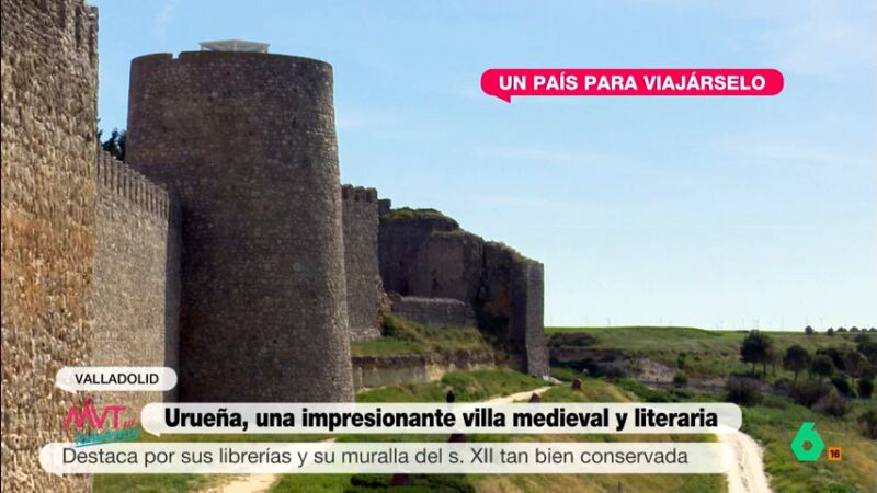 Luis Calero visita Urueña: una impresionante villa medieval y literaria