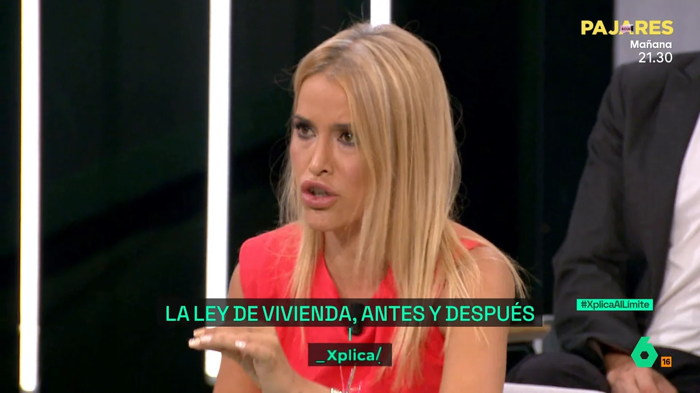 XPLICA La indignación de Afra Blanco al escuchar a un hotelero hablar de la okupación en España: "Basta de este relato; hay un 0,6% sobre 48 millones de viviendas" XPLICA La indignación de Afra Blanco al escuchar a un hotelero hablar de la okupación en España: "Basta de este relato; hay un 0,6% sobre 48 millones de viviendas"