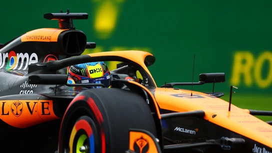 Oscar Piastri, con el McLaren Oscar Piastri, con el McLaren