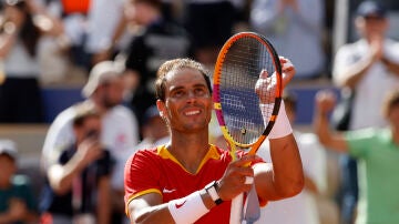 Rafa Nadal, tras ganar un partido