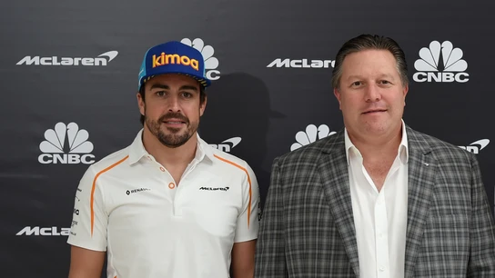 Fernando Alonso y Zak Brown Fernando Alonso y Zak Brown