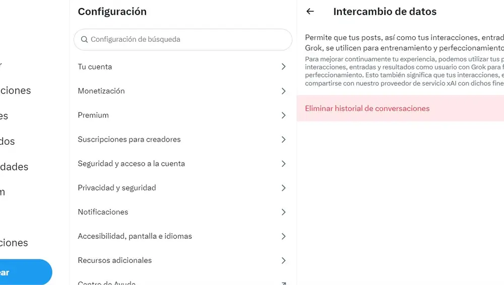 Pasos a seguir en X Pasos a seguir en X