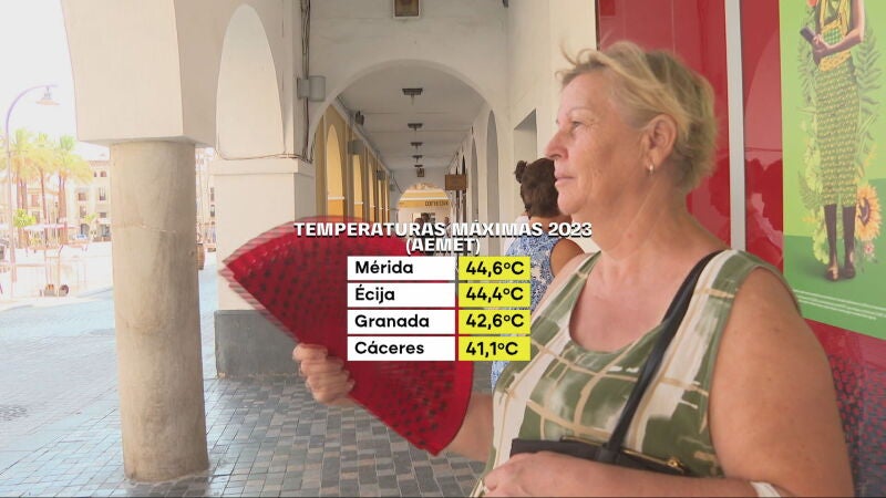 Ciudades españolas que superan los 40 grados en verano