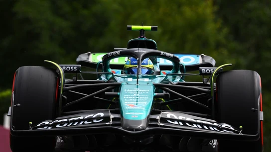 Fernando Alonso, a bordo del AMR24 Fernando Alonso, a bordo del AMR24