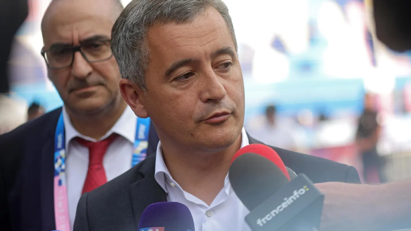 Imagen del ministro de Interior de Francia, Gerald Darmanin. Imagen del ministro de Interior de Francia, Gerald Darmanin.