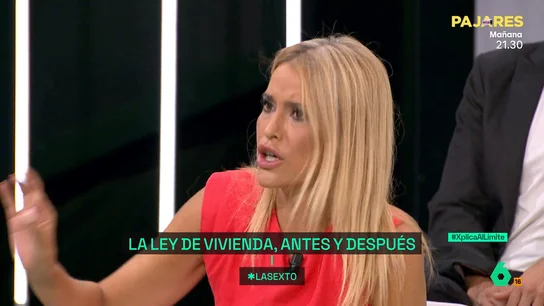 Afra Blanco, a un hostelero que habla de la okupación en España: "Más inseguridad jurídica es tener vivienda turística y sin licencia" Afra Blanco, a un hostelero que habla de la okupación en España: "Más inseguridad jurídica es tener vivienda turística y sin licencia"