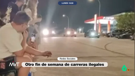 Una recta de 750 metros y a escasos metros del público: así son las carreras ilegales en Madrid Una recta de 750 metros y a escasos metros del público: así son las carreras ilegales en Madrid