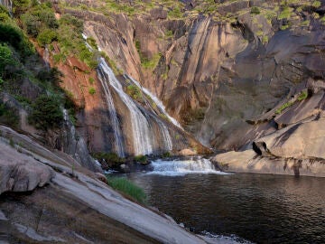 Cascada Fervenza do Ezaro en Galicia