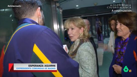 Esperanza Aguirre 'bromea' con la situaci&oacute;n de Bego&ntilde;a G&oacute;mez y afirma que le mandar&iacute;a un mensaje de &aacute;nimo