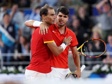 Rafa Nadal y Carlos Alcaraz