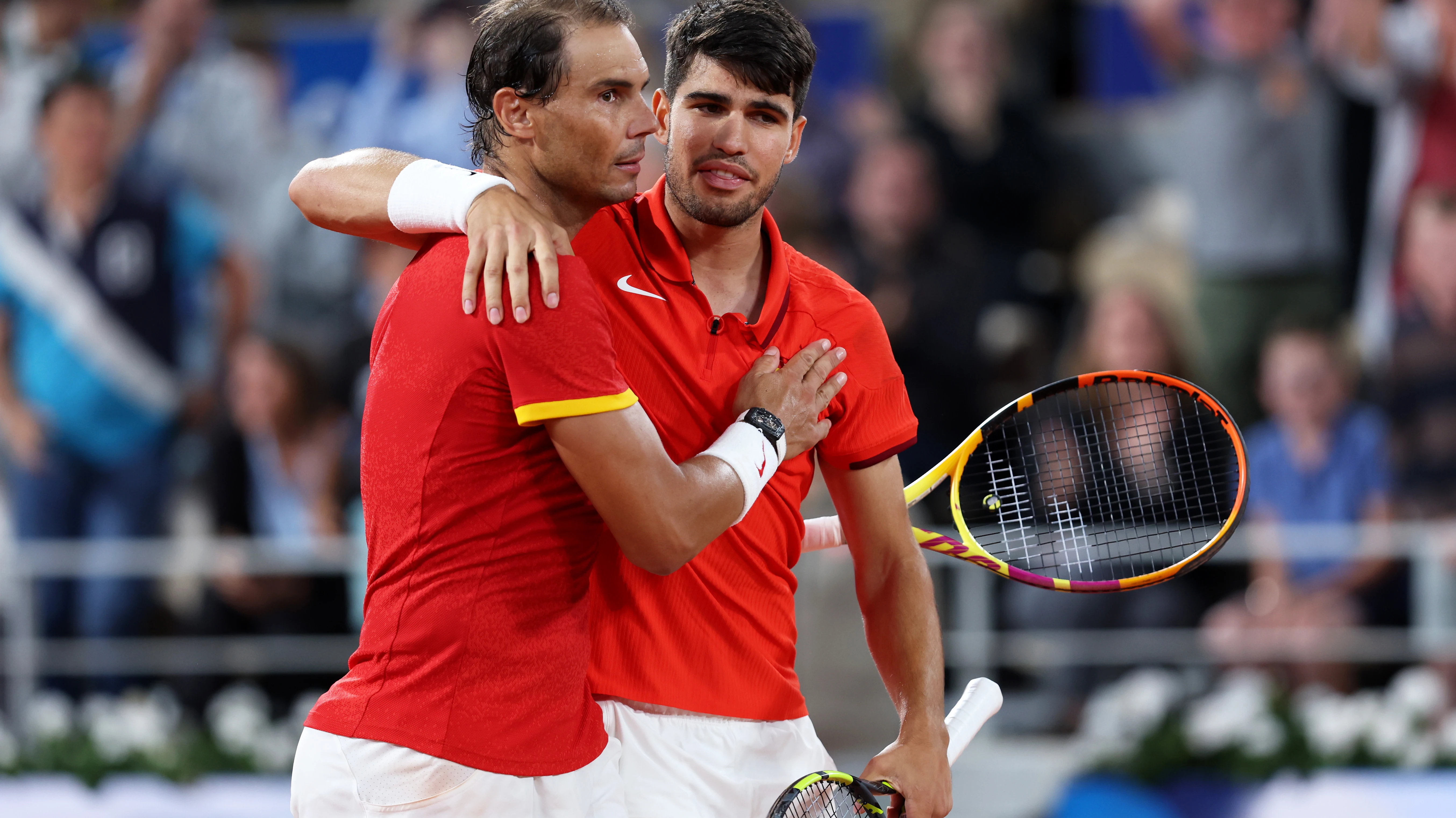 Rafa Nadal y Carlos Alcaraz