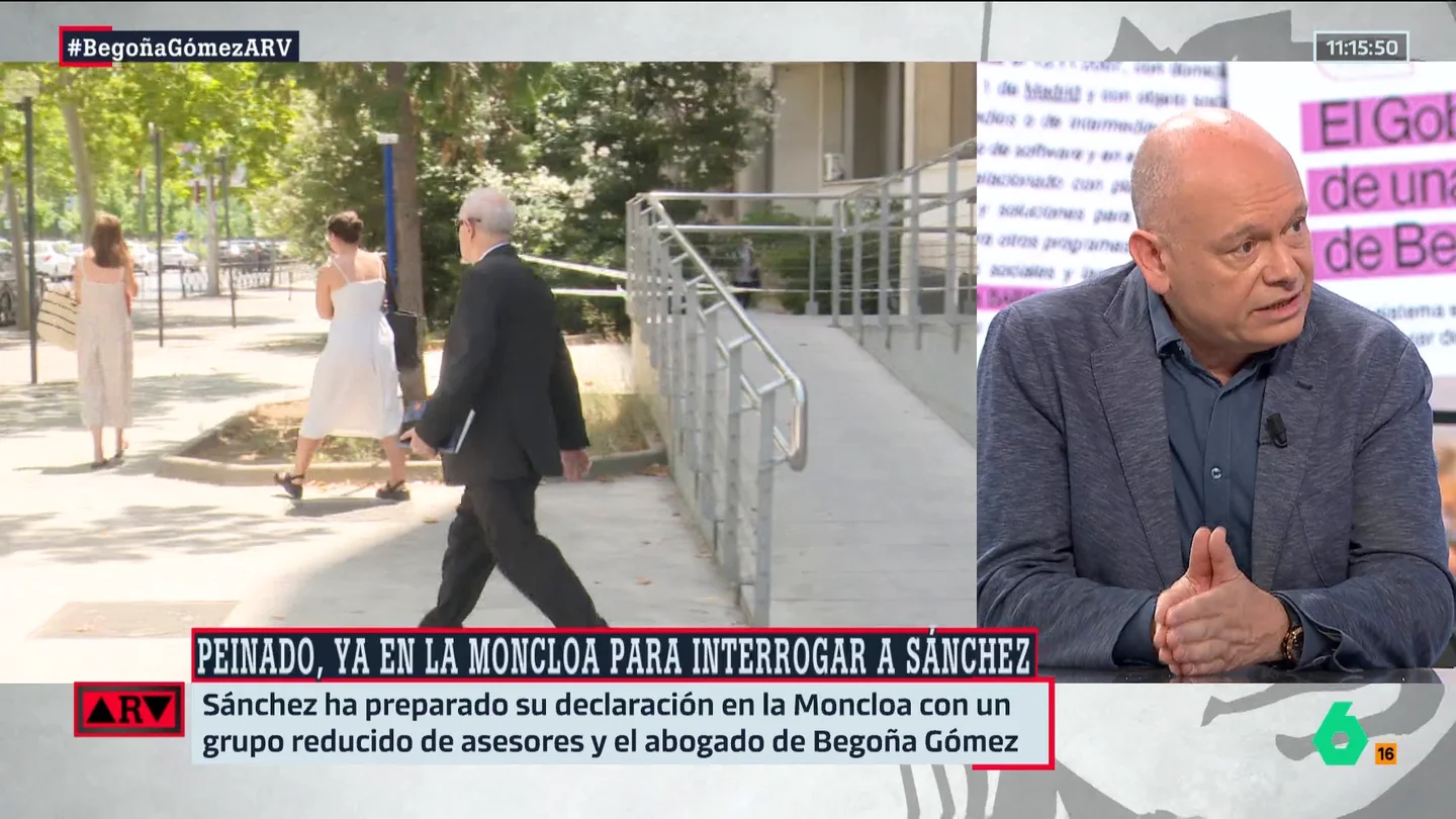 ARV- La reflexión de Gabriel Sanz sobre la investigación a Begoña Gómez: "Sánchez está en una situación complicada" ARV- La reflexión de Gabriel Sanz sobre la investigación a Begoña Gómez: "Sánchez está en una situación complicada"