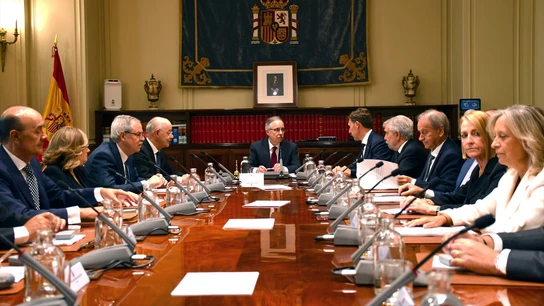 Los nuevo veinte vocales durante el primer pleno del octavo mandato del Consejo General del Poder Judicial (CGPJ). Los nuevo veinte vocales durante el primer pleno del octavo mandato del Consejo General del Poder Judicial (CGPJ).