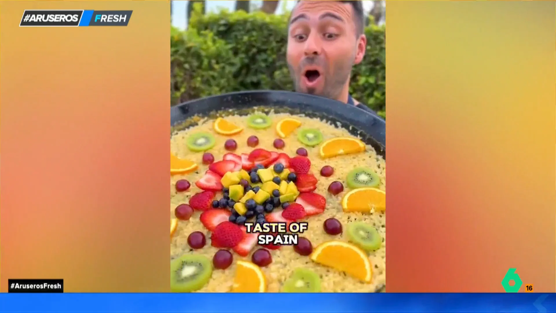 La controvertida paella de un tiktoker que enfadará a los valencianos: "Parece una macedonia"