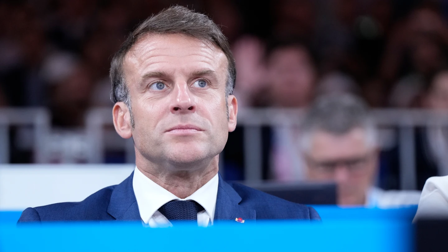 El presidente de Francia, Emmanuel Macron, durante los Juegos Olímpicos El presidente de Francia, Emmanuel Macron, durante los Juegos Olímpicos