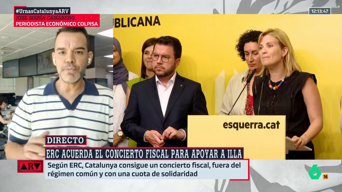 ARV- ¿Qué implica para la economía que Cataluña recaude sus propios impuestos? José María Camarero responde ARV- ¿Qué implica para la economía que Cataluña recaude sus propios impuestos? José María Camarero responde