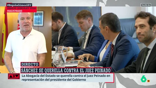 ARV- Ignacio González Vega aclara qué pasará tras la querella de Sánchez contra el juez Peinado ARV- Ignacio González Vega aclara qué pasará tras la querella de Sánchez contra el juez Peinado